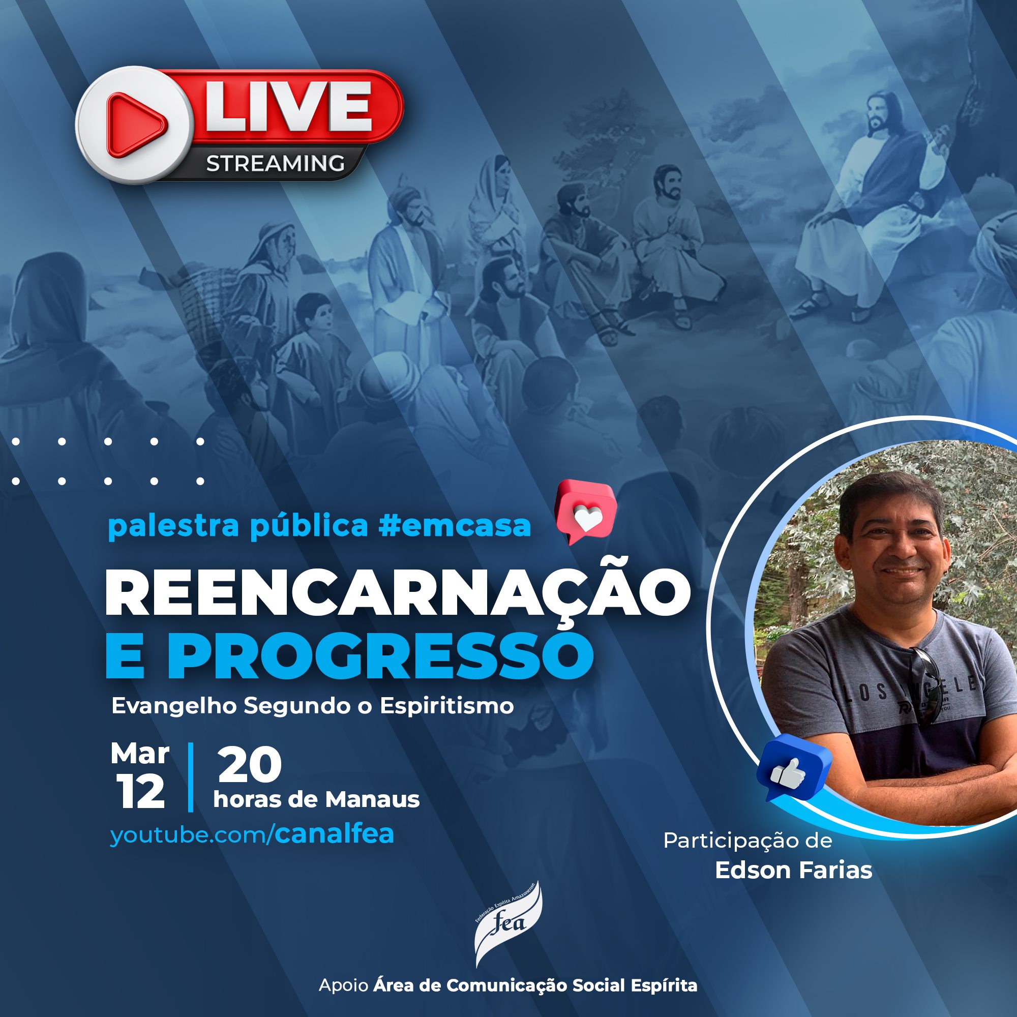 palestra em casa fea edson farias