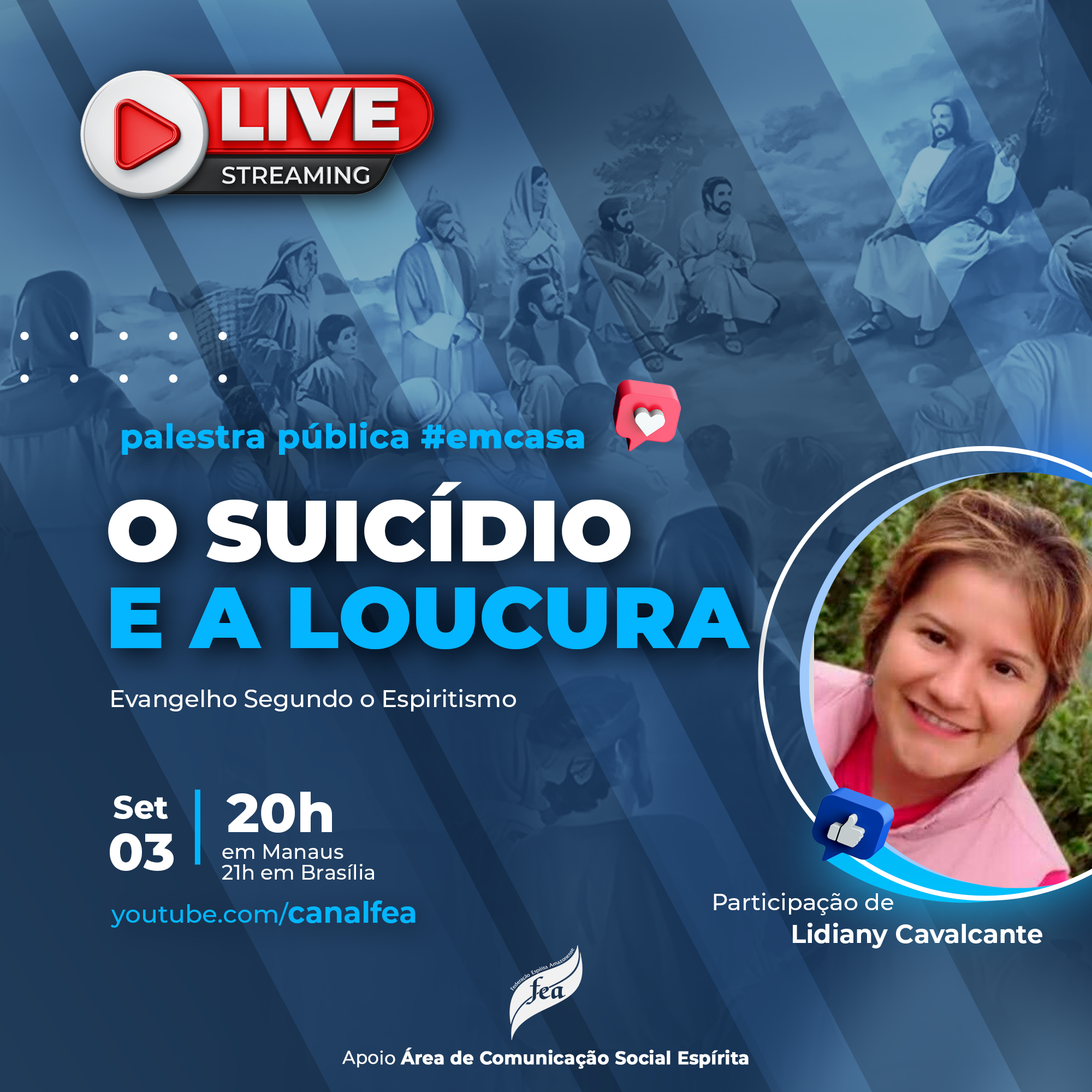O suicídio e a Loucura | Palestra pública #EMCASA