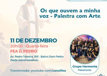 Os que ouvem a minha voz | Palestra Pública #Em Casa 11/12/2024