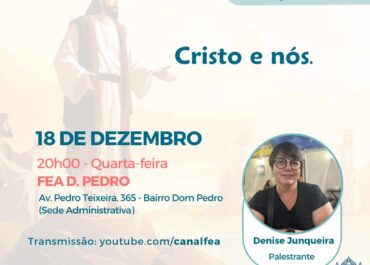 Cristo e Nós | Palestra Pública #Em Casa 18/12/2024