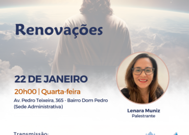 Renovações | Palestra Pública #Em Casa 22/01/2025