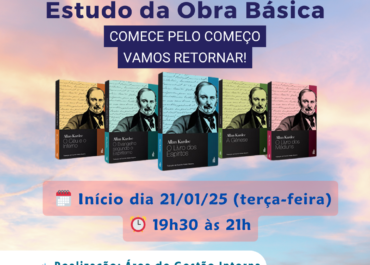 Retorno do Estudo da Obra Básica | Comece pelo Começo – 21/01/2025