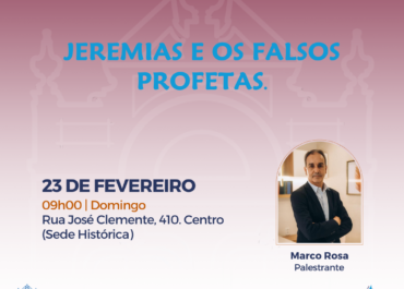 Jeremias e os falsos profetas | Palestra FEA Centro 23/02/2025