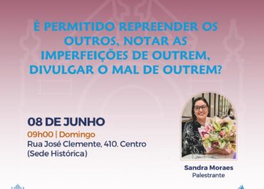 É permitido repreender os outros, notar as imperfeições de outrem, divulgar o mal de outrem? | Palestra FEA Centro 08/06/2025