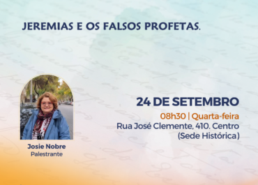 Jeremias e os falsos profetas | Palestra FEA Centro 24/09/2025