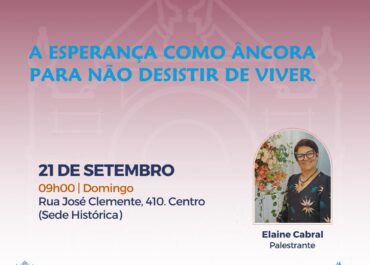 A esperança como âncora para não desistir de viver | Palestra FEA Centro 21/09/2025