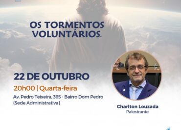 Os tormentos voluntários | Palestra Pública 22/10/2025