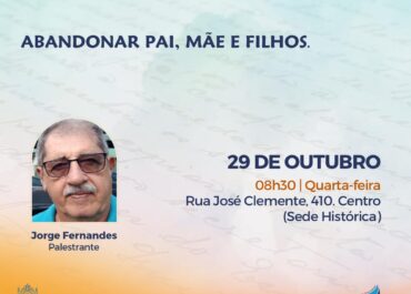 Abandonar pai, mãe e filhos | Palestra FEA Centro 29/10/2025