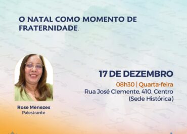 O Natal como momento de fraternidade | Palestra FEA Centro 17/12/2025