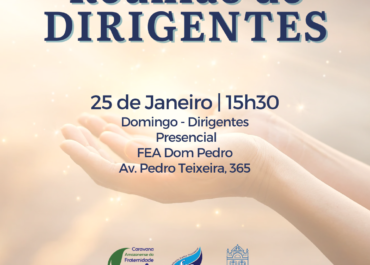 No dia 25 de janeiro de 2026, de 15h30 às 18h, ocorrerá a Reunião Ordinária do Conselho Federativo Estadual, para a qual estão convocados os representantes legais (membro efetivo ou suplente) das Instituições Espíritas.