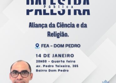 Aliança da Ciência e da Religião | Palestra Pública 14/01/2026