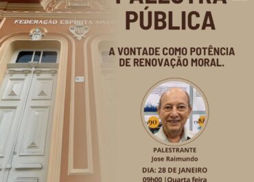 A vontade como potência de renovação moral | Palestra FEA Centro 28/01/2026