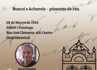 Buscai e achareis – pássaros do céu | Palestra FEA Centro 08/03/2026