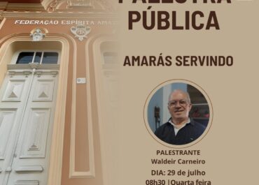 Amarás servindo | Palestra FEA Centro 29/07/2026