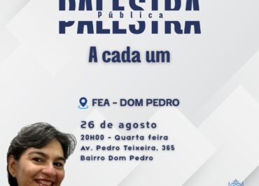 A cada um | Palestra FEA Dom Pedro 26/08/2026
