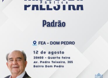 Padrão | Palestra FEA Dom Pedro 12/08/2026