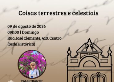 Coisas terrestres e celestiais | Palestra FEA Centro 09/08/2026