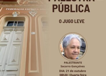 O jugo leve | Palestra na FEA Centro – 21/10/2026 – quarta.